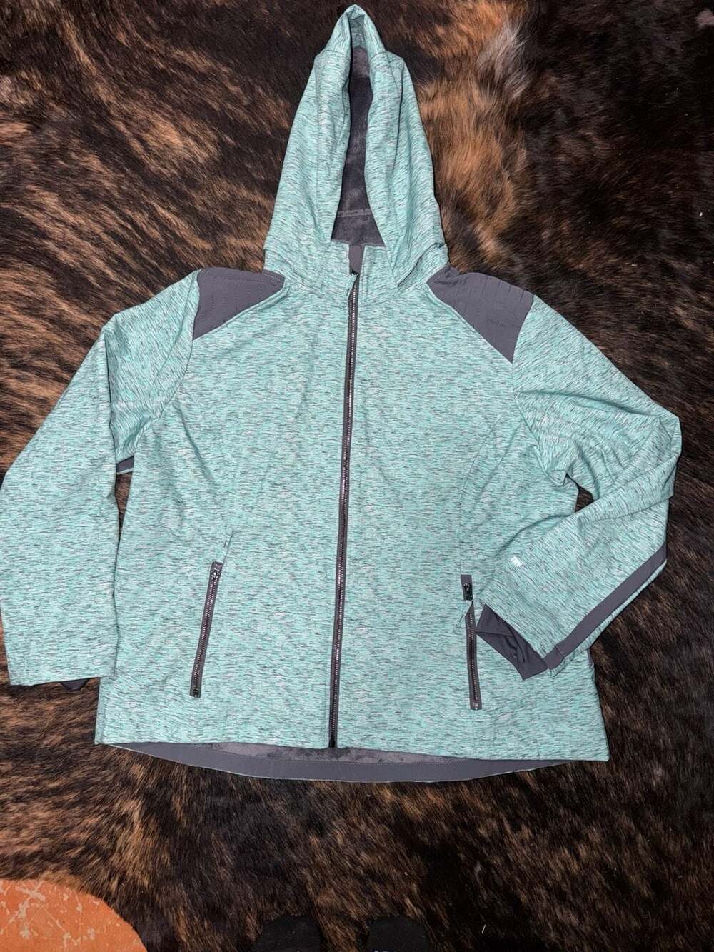 Free Country Women's Full Zip Hooded Soft Shell Jacket with Fleece Lining